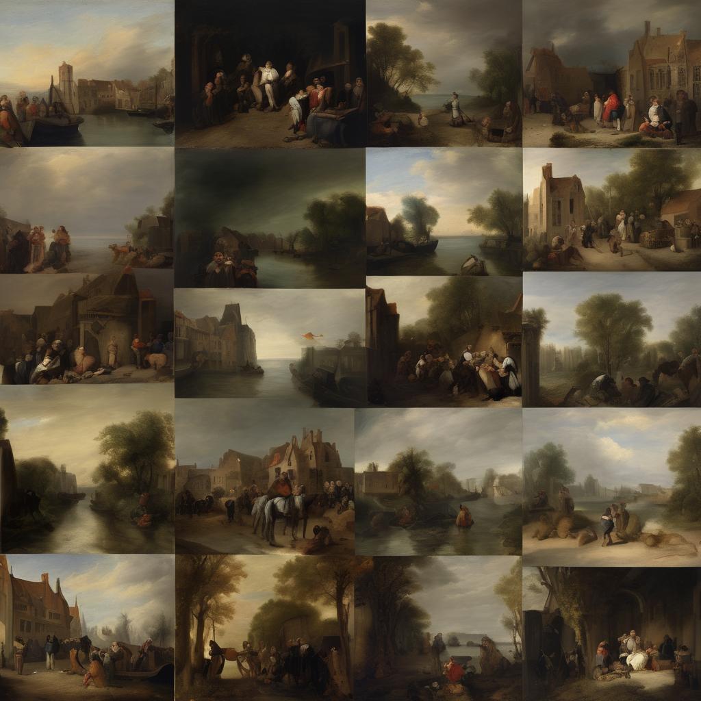 Η εξέλιξη του ύφους και τεχνικών του καλλιτέχνη